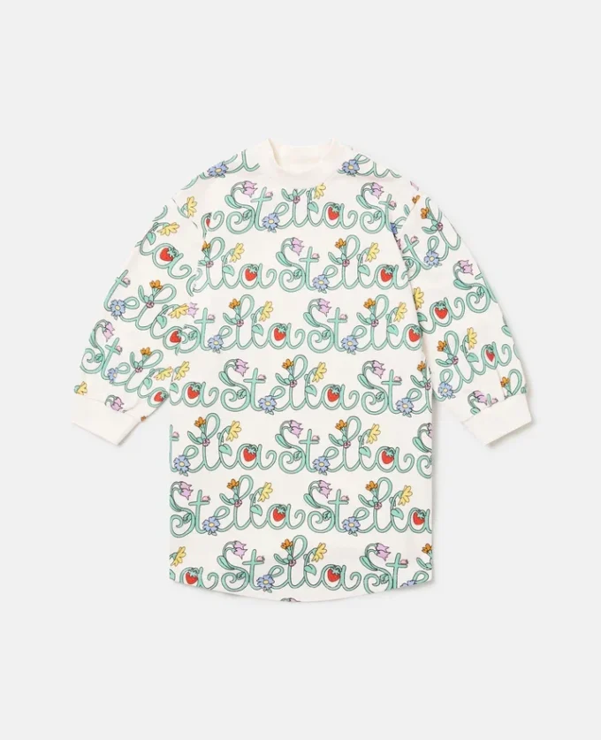 Stella Vine Print Sweatshirt Dress Stella Vine Print Sweatshirt Dress
