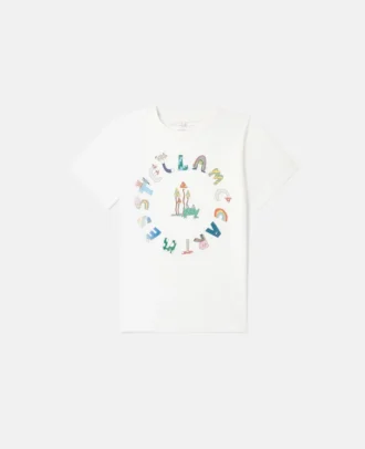 Stella Woodland Lettering Crewneck T-Shirt Stella Woodland Lettering Crewneck T-Shirt