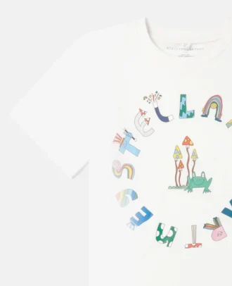 Stella Woodland Lettering Crewneck T-Shirt Stella Woodland Lettering Crewneck T-Shirt