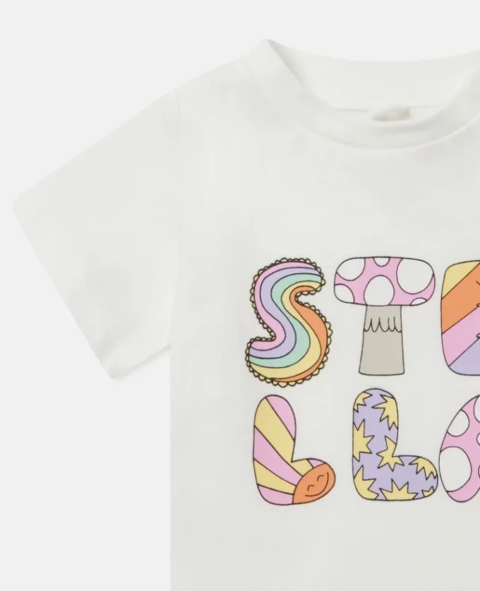 Stella Woodland Lettering Crewneck T-Shirt Stella Woodland Lettering Crewneck T-Shirt