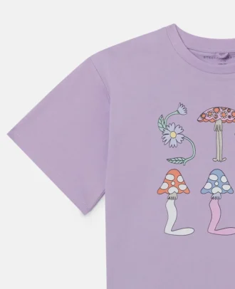 Stella Woodland Lettering Cropped T-Shirt Stella Woodland Lettering Cropped T-Shirt