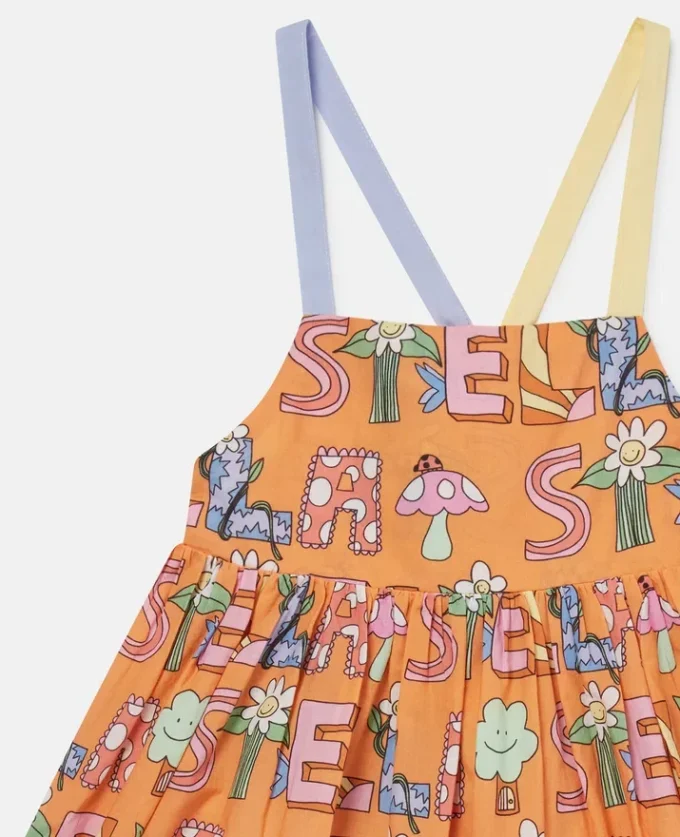 Stella Woodland Lettering Sleeveless Dress Stella Woodland Lettering Sleeveless Dress