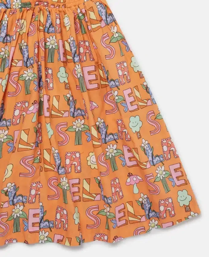Stella Woodland Lettering Sleeveless Dress Stella Woodland Lettering Sleeveless Dress