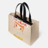 Stop the Bombs Print Cotton Canvas Tote Bag Stop the Bombs Print Cotton Canvas Tote Bag