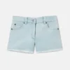 Straight-Leg Denim Shorts Straight-Leg Denim Shorts