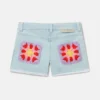Straight-Leg Denim Shorts Straight-Leg Denim Shorts
