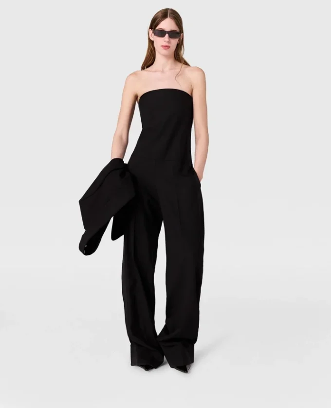Strapless Tailored Jumpsuit Strapless Tailored Jumpsuit