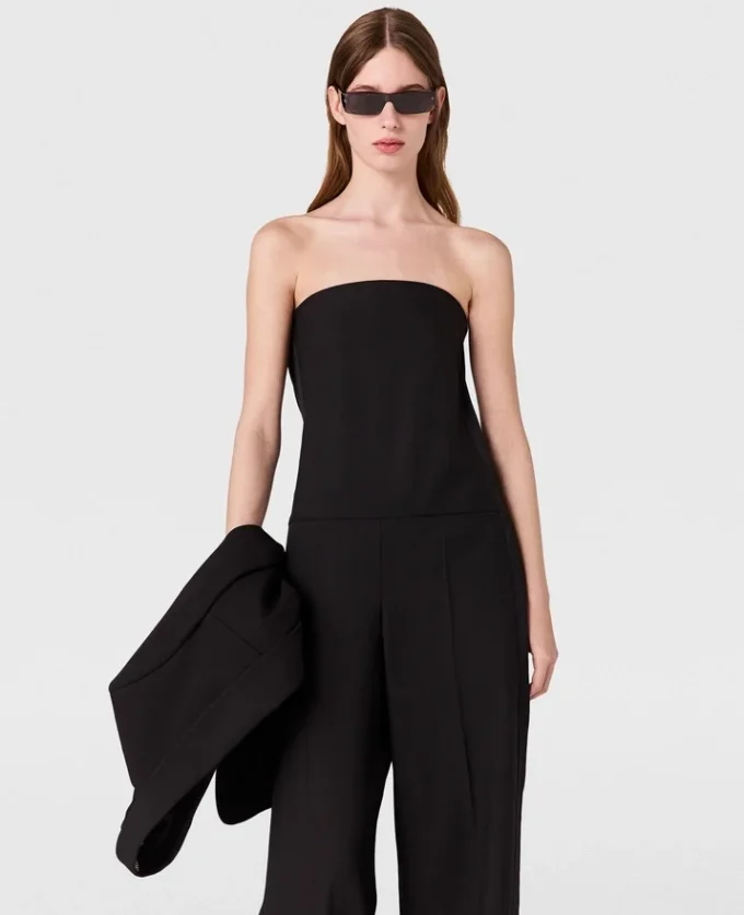 Strapless Tailored Jumpsuit Strapless Tailored Jumpsuit