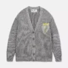 Strawberry Appliqué Organic Cotton Cardigan Strawberry Appliqué Organic Cotton Cardigan