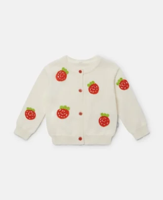 Strawberry Crochet Cardigan