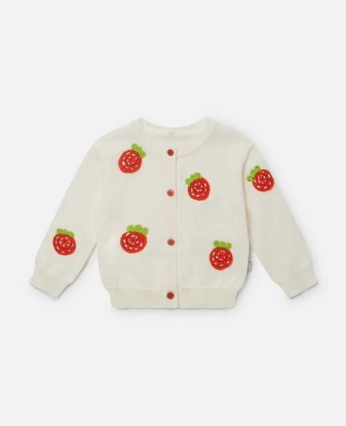 Strawberry Crochet Cardigan Strawberry Crochet Cardigan