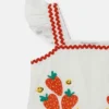 Strawberry Embroidered Cap-Sleeve Top Strawberry Embroidered Cap-Sleeve Top