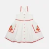 Strawberry Embroidered Sleeveless Dress Strawberry Embroidered Sleeveless Dress