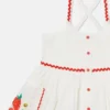 Strawberry Embroidered Sleeveless Dress Strawberry Embroidered Sleeveless Dress
