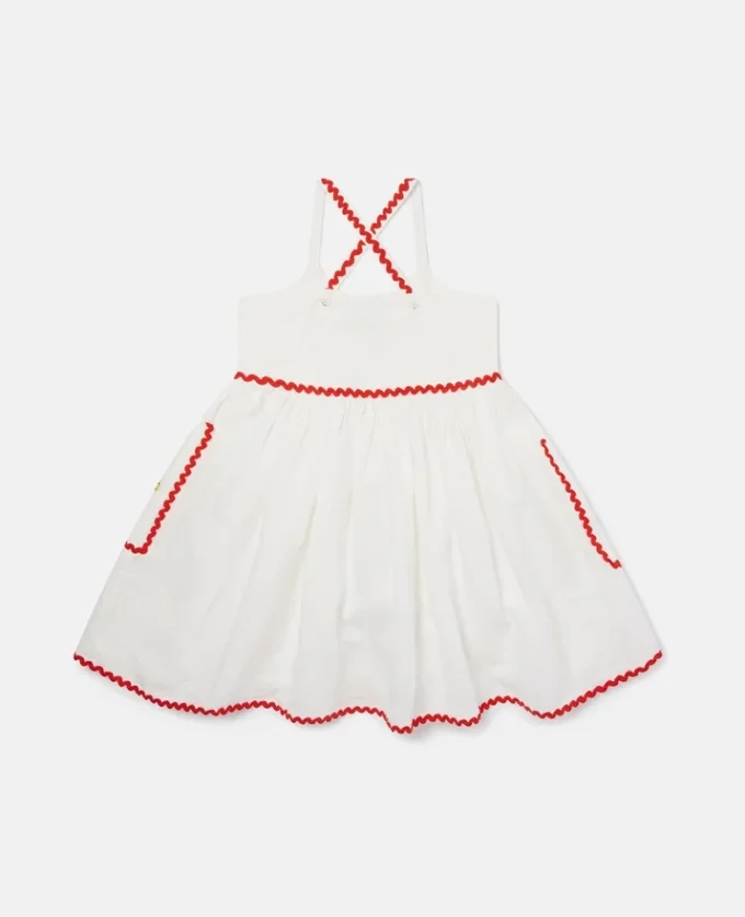 Strawberry Embroidered Sleeveless Dress Strawberry Embroidered Sleeveless Dress