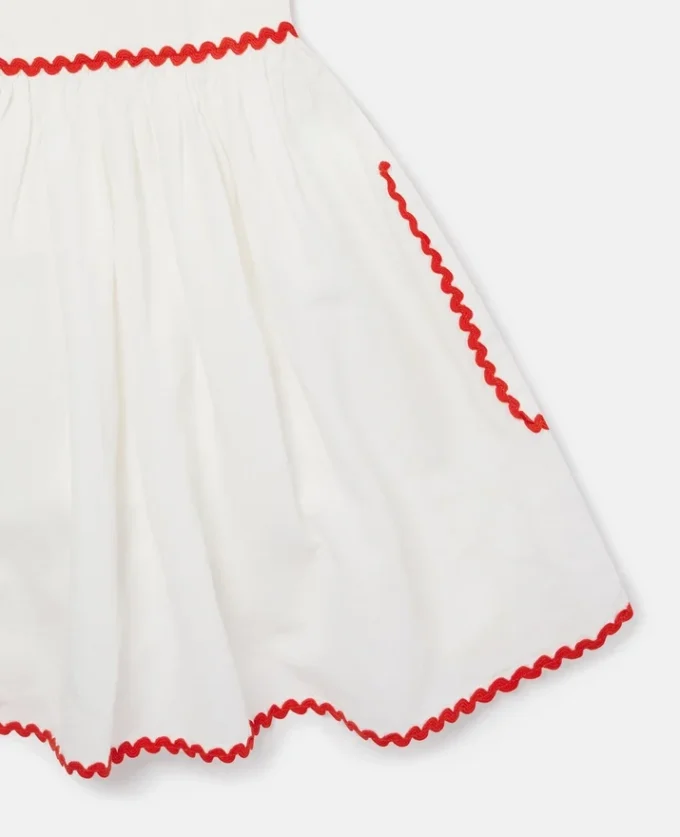 Strawberry Embroidered Sleeveless Dress Strawberry Embroidered Sleeveless Dress