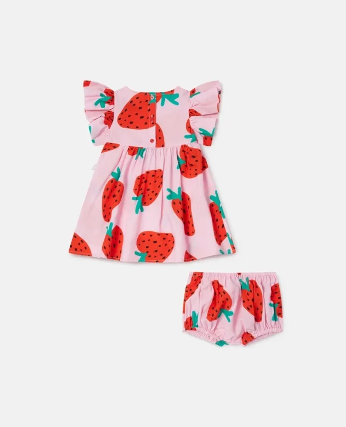 Strawberry Print Dress and Bloomers Set Strawberry Print Dress and Bloomers Set