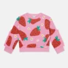 Strawberry Print Fringe Sweatshirt Strawberry Print Fringe Sweatshirt