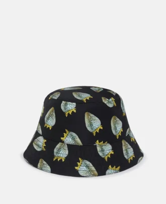 Strawberry-Print Regenerated Nylon Bucket Hat Strawberry-Print Regenerated Nylon Bucket Hat