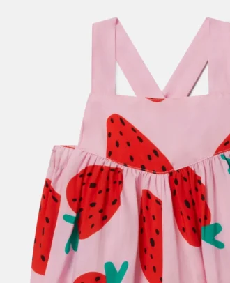 Strawberry Print Romper