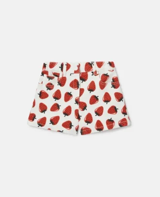Strawberry Print Shorts