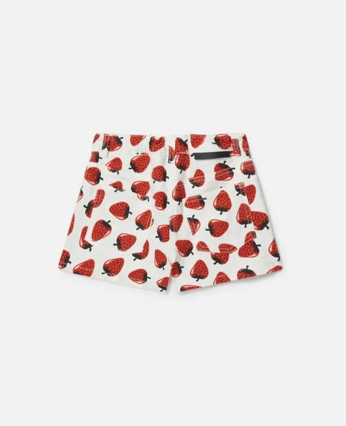 Strawberry Print Shorts Strawberry Print Shorts