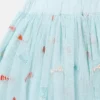 Striped Bow Embroidery Tutu Skirt Striped Bow Embroidery Tutu Skirt
