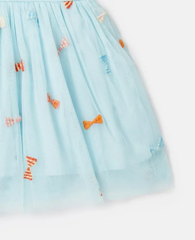 Striped Bow Print Occasion Dress Striped Bow Print Occasion Dress