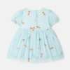 Striped Bow Print Occasion Dress Striped Bow Print Occasion Dress
