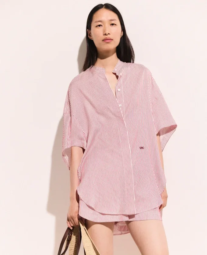 Striped Short Sleeve Shirt Striped Short Sleeve Shirt