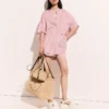 Striped Short Sleeve Shirt Striped Short Sleeve Shirt
