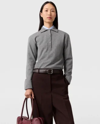 Strong Shoulder Polo Shirt