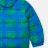 Sunshine Face Checked Puffer Coat Sunshine Face Checked Puffer Coat