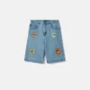 Sunshine Print Denim Shorts Sunshine Print Denim Shorts