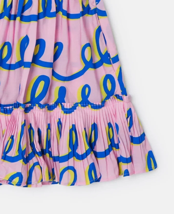 Swirling Pattern Pleated Skirt Swirling Pattern Pleated Skirt