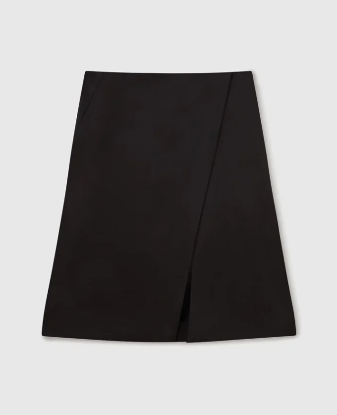 Tailored Satin Midi Skirt Tailored Satin Midi Skirt