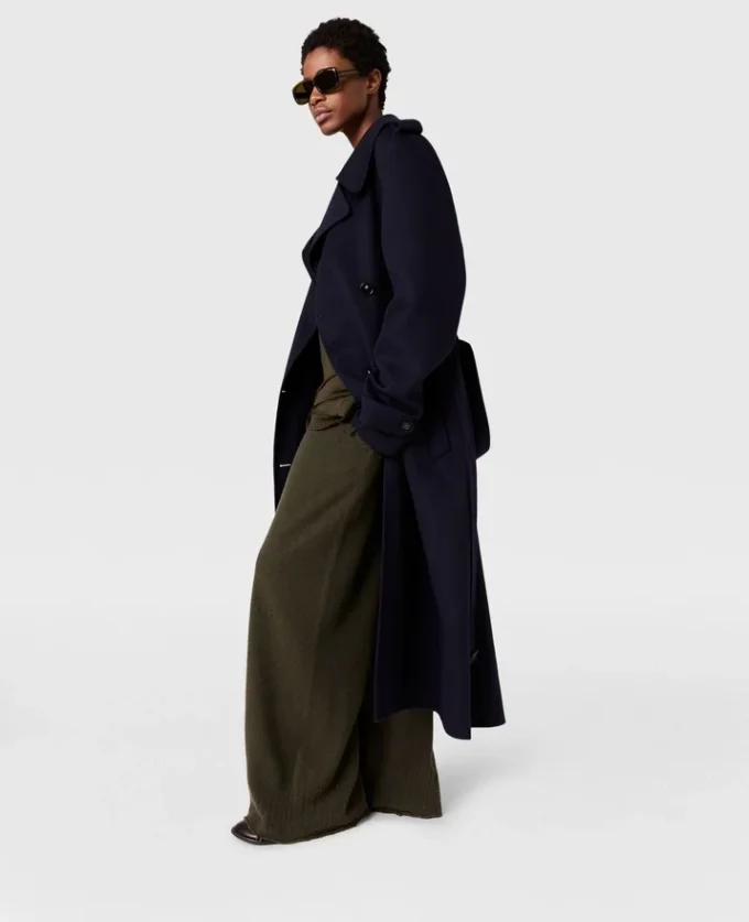 Double-Breasted Belted Trench Coat Double-Breasted Belted Trench Coat