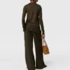 Tie-Front Crewneck Sweater Tie-Front Crewneck Sweater