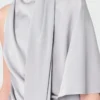 Tie Neck Asymmetric Top Tie Neck Asymmetric Top