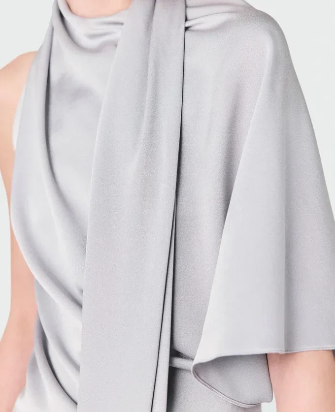 Tie Neck Asymmetric Top Tie Neck Asymmetric Top