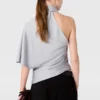 Tie Neck Asymmetric Top Tie Neck Asymmetric Top