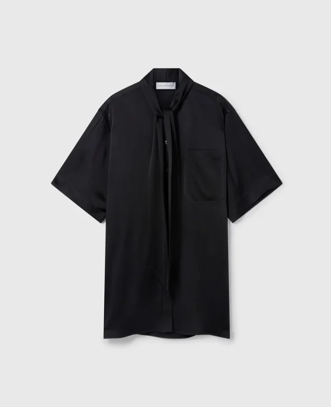 Tie Neck Mini Dress Tie Neck Mini Dress
