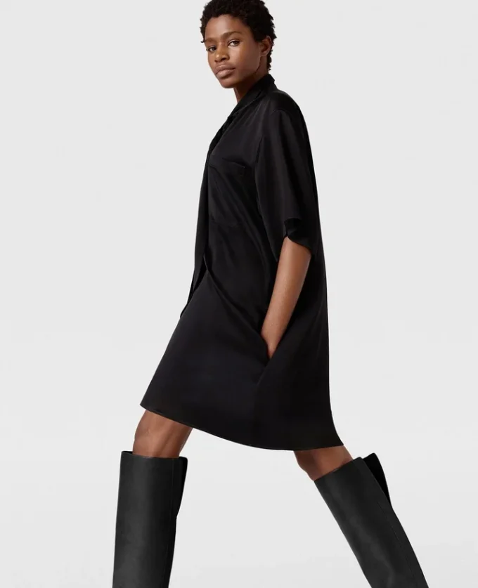 Tie Neck Mini Dress Tie Neck Mini Dress