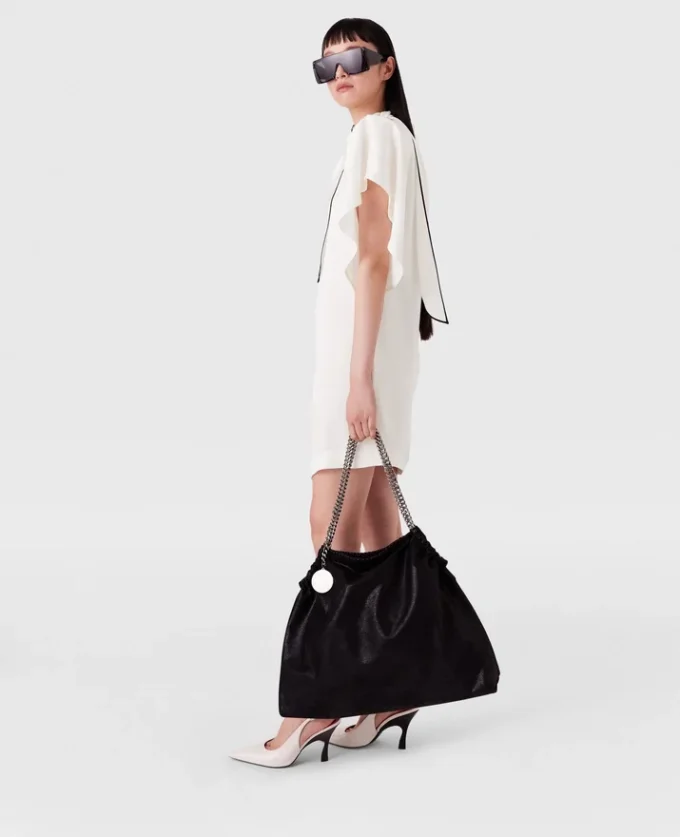 Tie Neck Mini Dress