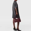 Tie Neck Mini Dress