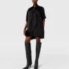 Tie Neck Mini Dress Tie Neck Mini Dress