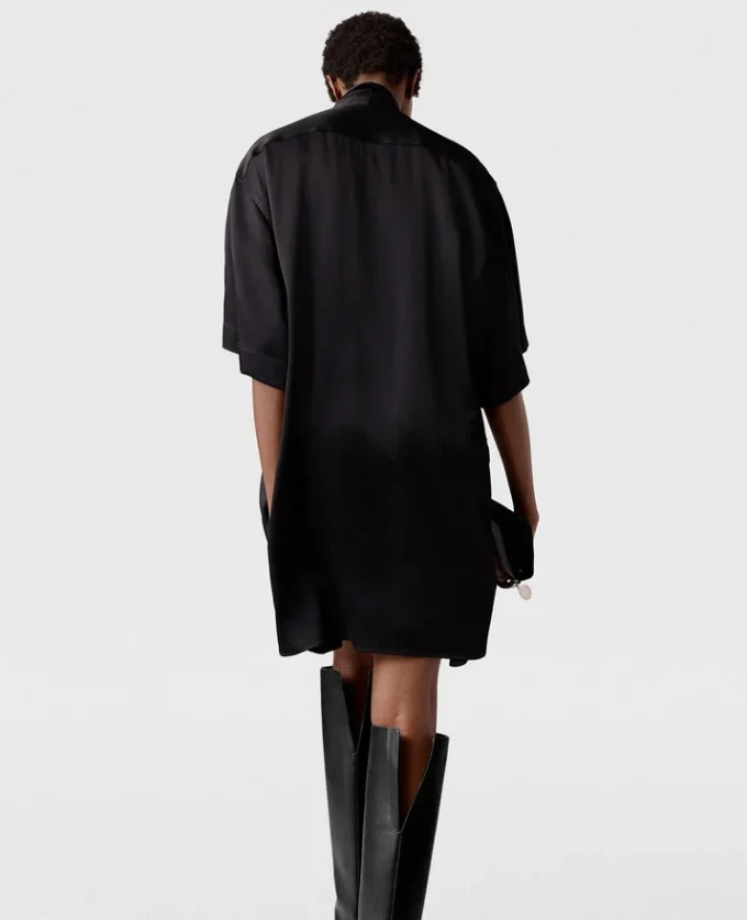 Tie Neck Mini Dress Tie Neck Mini Dress