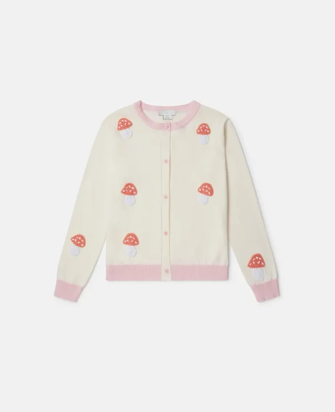 Toadstool Knitted Crewneck Cardigan Toadstool Knitted Crewneck Cardigan