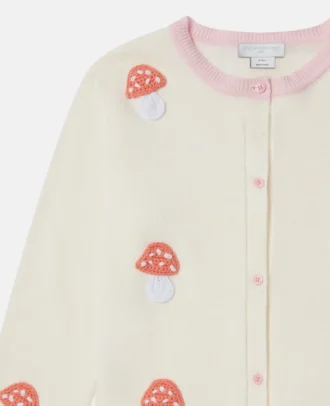 Toadstool Knitted Crewneck Cardigan