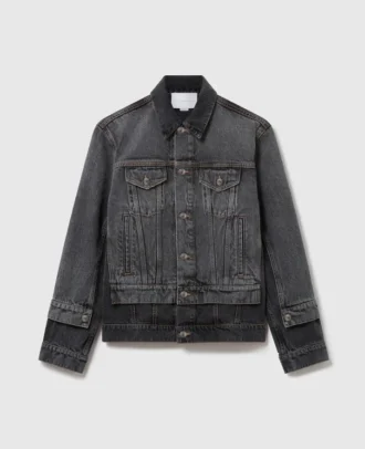 Tonal Paneled Denim Jacket Tonal Paneled Denim Jacket